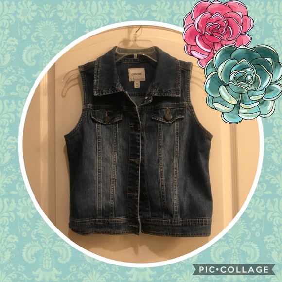 Other - SOLD💘Jean Vest💘 Perfect!!